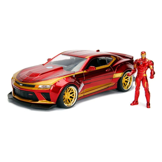 Avengers Diecast Modell 1/24 2016 Chevy Camaro SS Iron Man - Smalltinytoystore