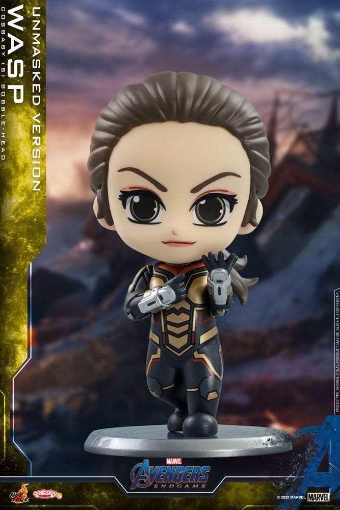 Avengers: Endgame Cosbaby (S) Minifigur The Wasp (Unmasked Version) 10 cm - Smalltinytoystore
