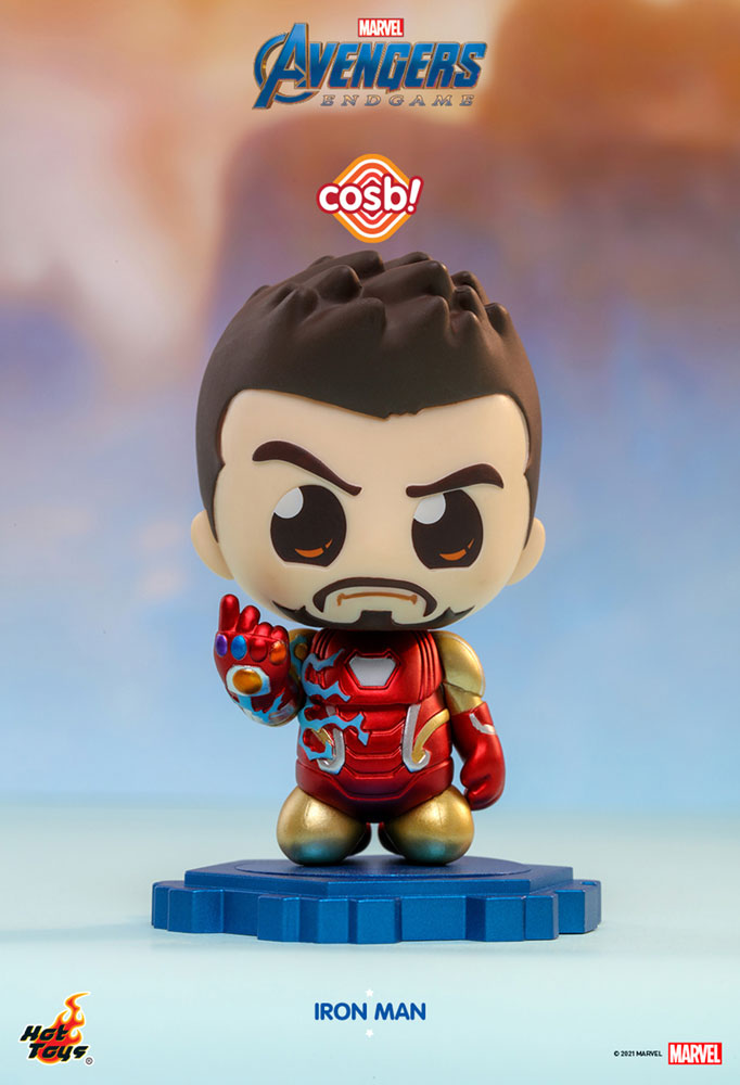 Avengers: Endgame Cosbi Minifigur Iron Man Mark 85 (Battle) 8 cm - Smalltinytoystore