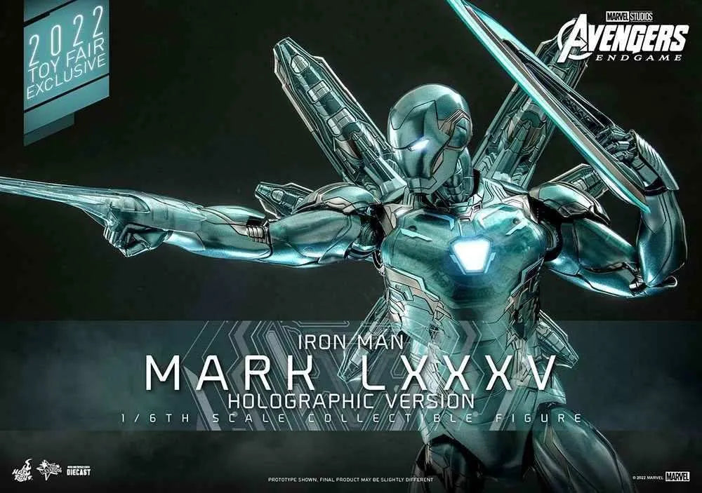 Avengers Endgame Diecast 1/6 Iron Man Mark LXXXV (Holographic Version) 2022 Toy Fair Exclusive 33 cm HOT TOYS - Smalltinytoystore