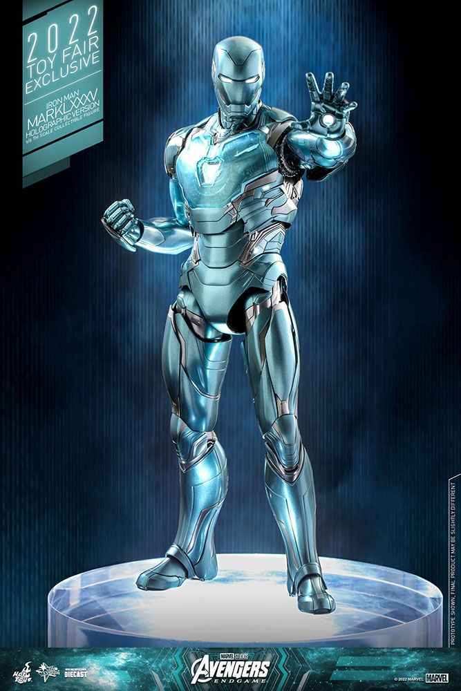 Avengers Endgame Diecast 1/6 Iron Man Mark LXXXV (Holographic Version) 2022 Toy Fair Exclusive 33 cm HOT TOYS - Smalltinytoystore