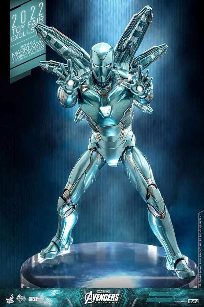 Avengers Endgame Diecast 1/6 Iron Man Mark LXXXV (Holographic Version) 2022 Toy Fair Exclusive 33 cm HOT TOYS - Smalltinytoystore