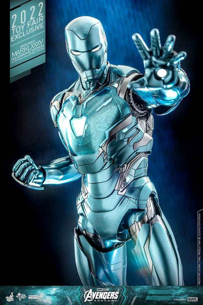 Avengers Endgame Diecast 1/6 Iron Man Mark LXXXV (Holographic Version) 2022 Toy Fair Exclusive 33 cm - Smalltinytoystore