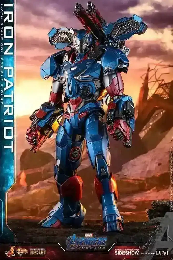 Avengers Endgame Movie Masterpiece Series Diecast 1/6 Iron Patriot 32 cm HOT TOYS - Smalltinytoystore
