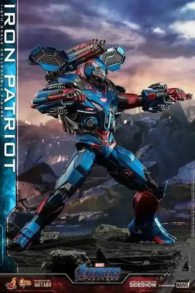 Avengers Endgame Movie Masterpiece Series Diecast 1/6 Iron Patriot 32 cm HOT TOYS - Smalltinytoystore