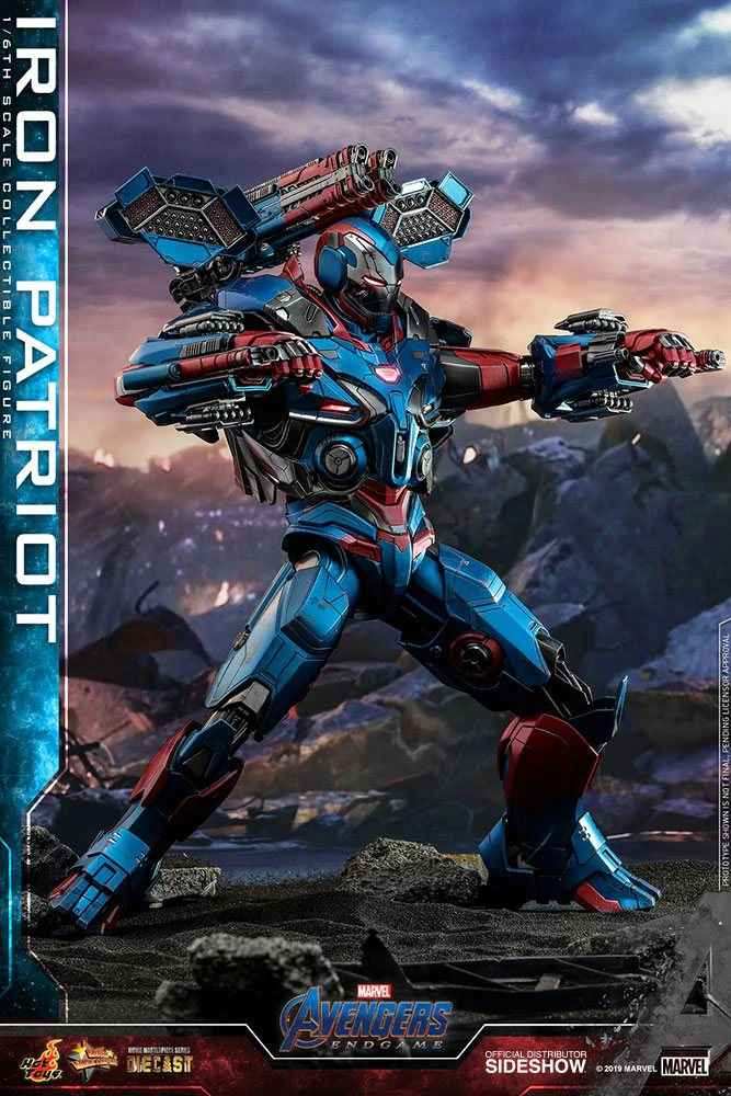 Avengers Endgame Movie Masterpiece Series Diecast 1/6 Iron Patriot 32 cm - Smalltinytoystore