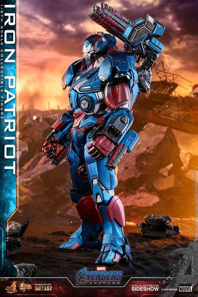 Avengers Endgame Movie Masterpiece Series Diecast 1/6 Iron Patriot 32 cm - Smalltinytoystore