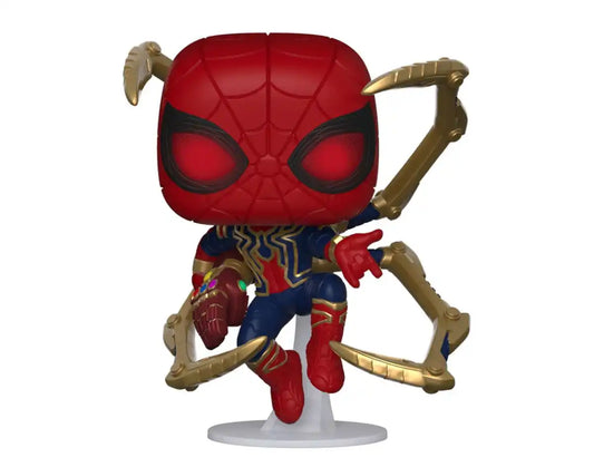 Avengers: Endgame POP! Movies Vinyl Figur Iron Spider w/Nano Gauntlet 9 cm - Smalltinytoystore