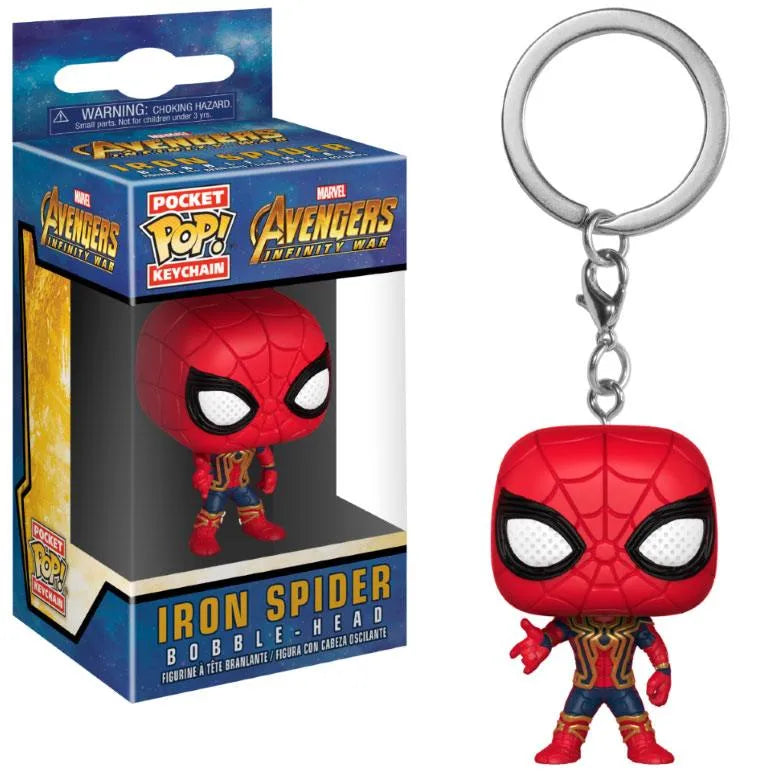Avengers Infinity War Pocket POP! Vinyl Schlüsselanhänger Iron Spider 4 cm - Smalltinytoystore