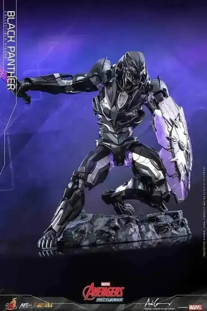 Avengers Mech Strike Artist Collection Diecast Black Panther 35 cm HOT TOYS - Smalltinytoystore
