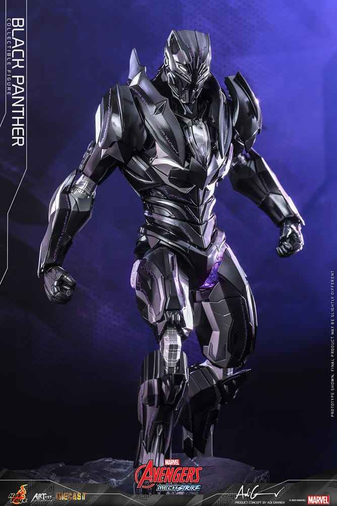 Avengers Mech Strike Artist Collection Diecast Black Panther 35 cm - Smalltinytoystore