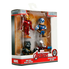 Avengers Nano Metalfigs Diecast Minifiguren 4-er Pack 6 cm - Smalltinytoystore