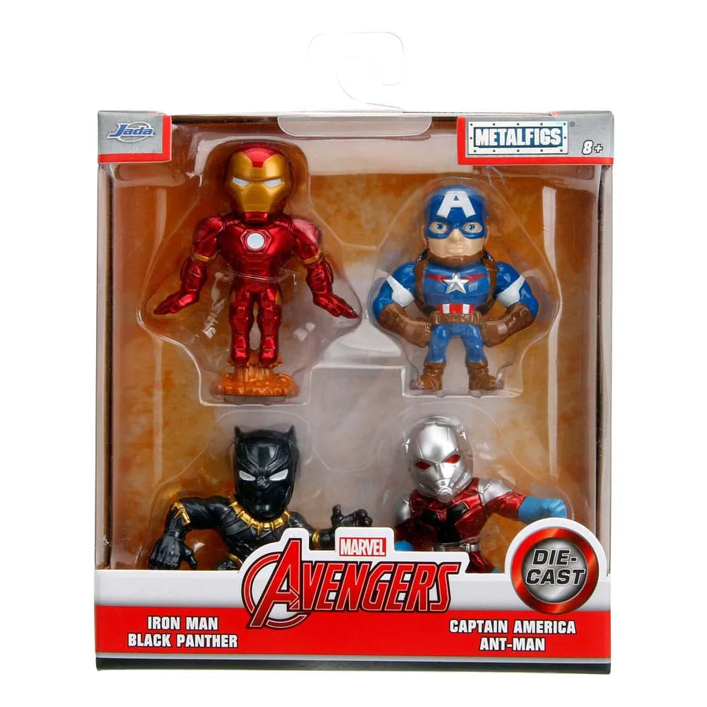 Avengers Nano Metalfigs Diecast Minifiguren 4-er Pack 6 cm - Smalltinytoystore
