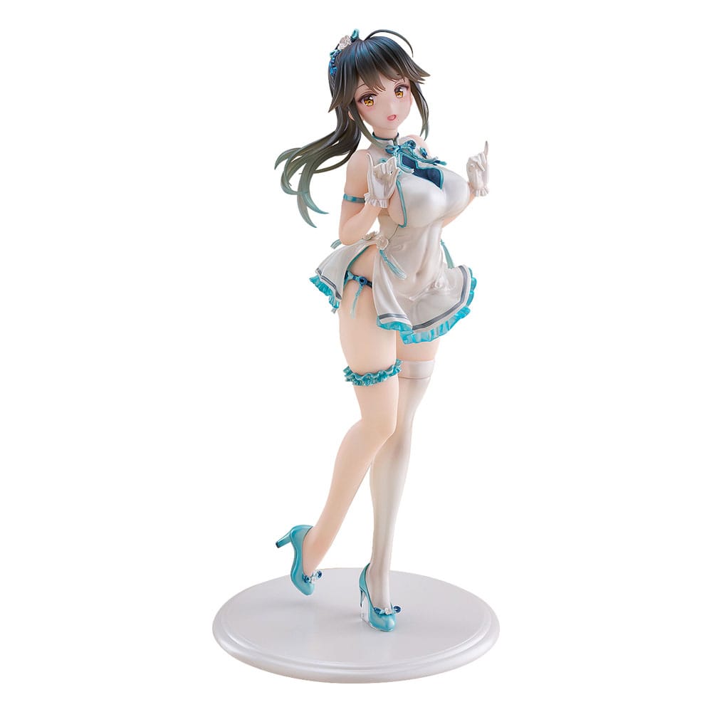 Avian Romance Pink Label 5 PVC Statue 1/6 Ponytail Girl: Qipao 29 cm - Smalltinytoystore