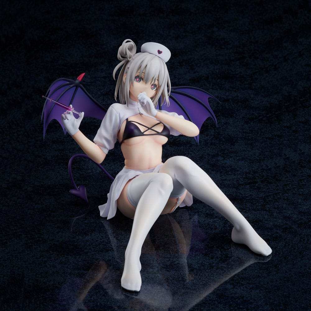 Azur Lane PVC Statue 1/4 Manchester: Midnight Devil in White 18 cm - Smalltinytoystore