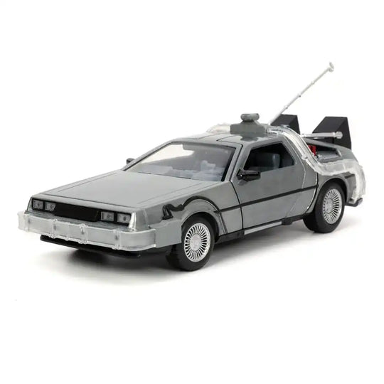 Back to the Future Hollywood Rides Diecast Modell 1/24 Back to the Future 1 Time Machine - Smalltinytoystore