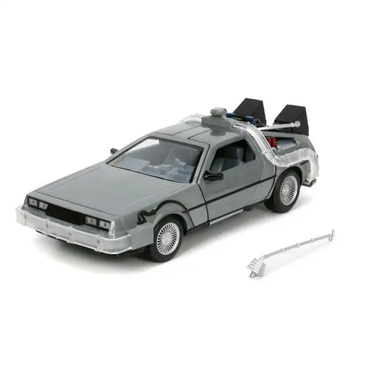 Back to the Future Hollywood Rides Diecast Modell 1/24 Back to the Future 1 Time Machine - Smalltinytoystore