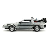 Back to the Future Hollywood Rides Diecast Modell 1/24 Back to the Future 1 Time Machine - Smalltinytoystore
