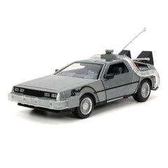 Back to the Future Hollywood Rides Diecast Modell 1/24 Back to the Future 1 Time Machine - Smalltinytoystore