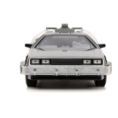 Back to the Future Hollywood Rides Diecast Modell 1/24 Back to the Future 1 Time Machine - Smalltinytoystore