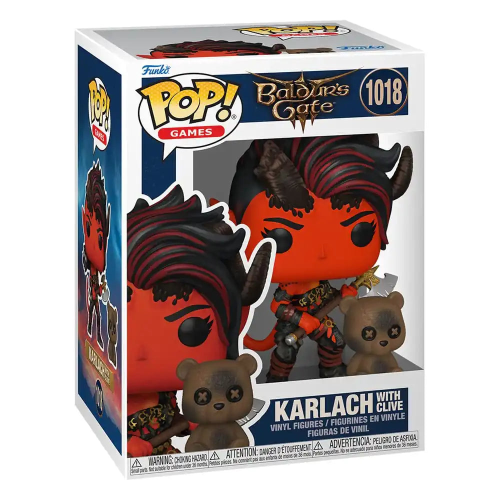 Baldur's Gate POP! & Buddy Vinyl Figur Karlach & Clive 9 cm - Smalltinytoystore