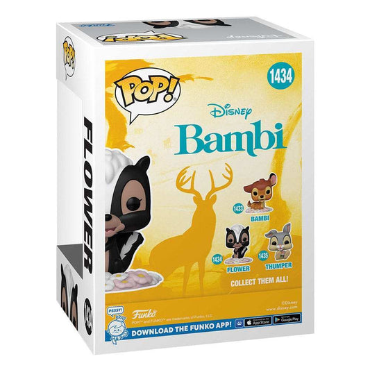 Bambi 80th Anniversary POP! Disney Vinyl Figur Flower 9 cm - Smalltinytoystore