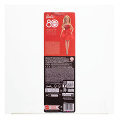 Barbie 80th Anniversary Puppe Ruby Red - Smalltinytoystore