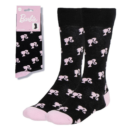 Barbie Socken Logo Black 36-43 - Smalltinytoystore