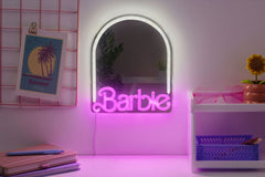 Barbie Wand-Spiegel Neon 27 cm - Smalltinytoystore