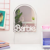 Barbie Wand-Spiegel Neon 27 cm - Smalltinytoystore