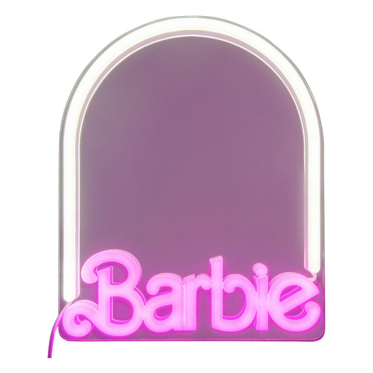 Barbie Wand-Spiegel Neon 27 cm - Smalltinytoystore