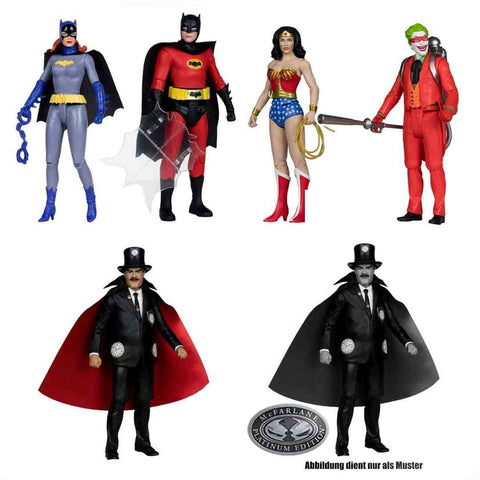 DC Retro Batman 66 Wave 11 (6er Pack) Batman Wonder Woman Batgirl Clock King The Joker (3)