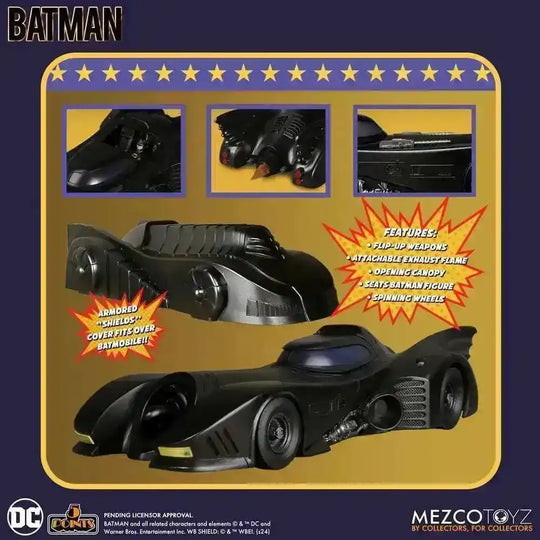 Batman (1989) 5 Points Fahrzeug Batmobile - Smalltinytoystore