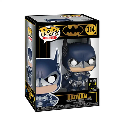 Batman 80th POP! Heroes Vinyl Figur Batman (1997) 9 cm - Smalltinytoystore