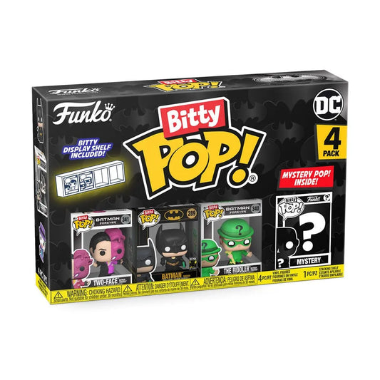 Batman 85th Anniversary Bitty POP! Vinyl Figuren 4er-Pack Two Face 2,5 cm - Smalltinytoystore