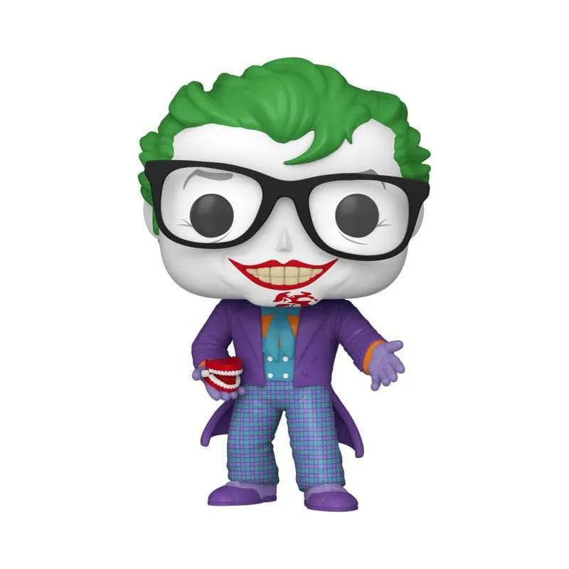 Batman 85th Anniversary POP! Movies Vinyl Figur The Joker w/Teeth 9 cm - Smalltinytoystore