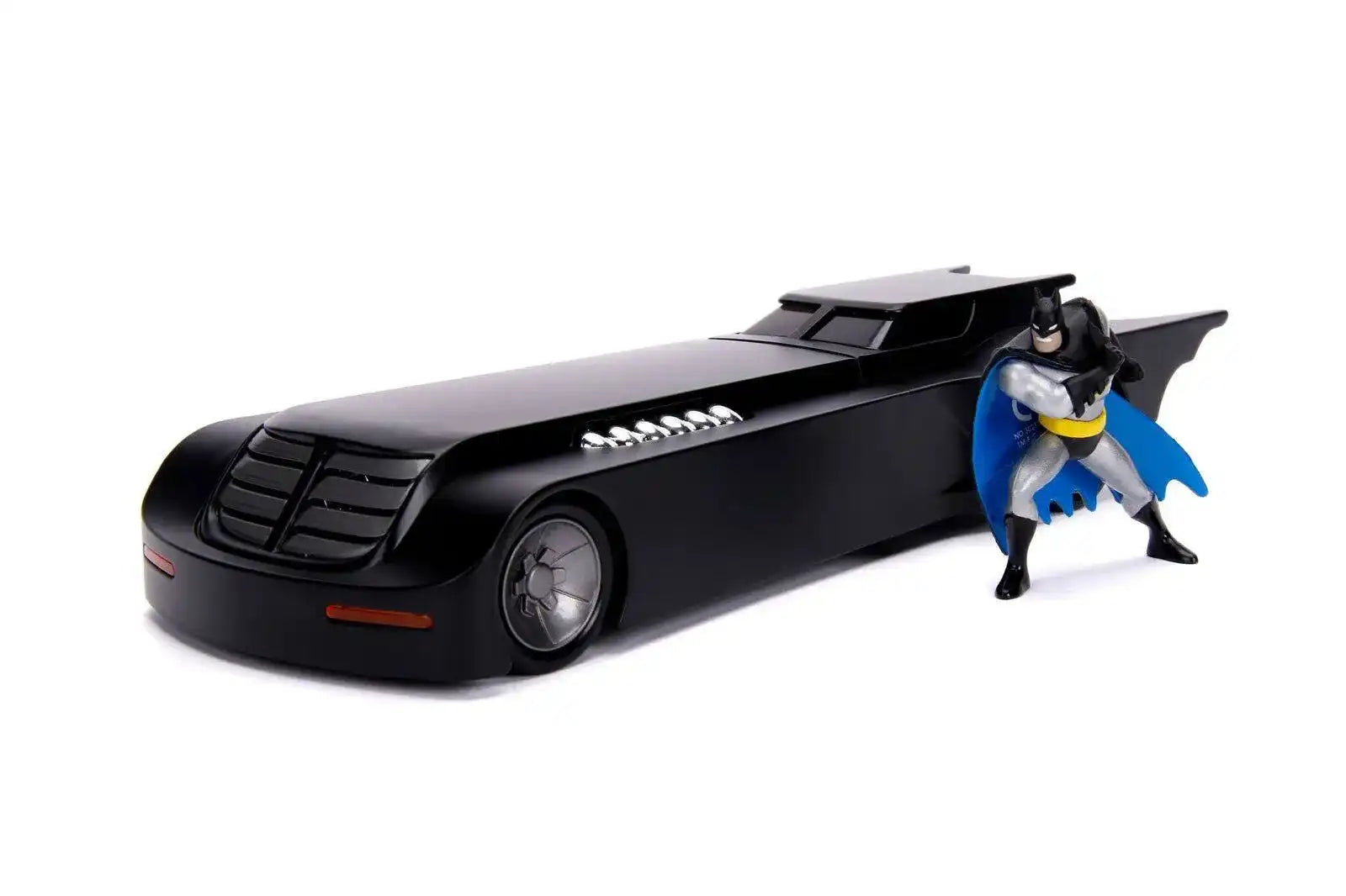 Batman Animated Series Metals Diecast Modell 1/24 Batmobile mit Figur - Smalltinytoystore