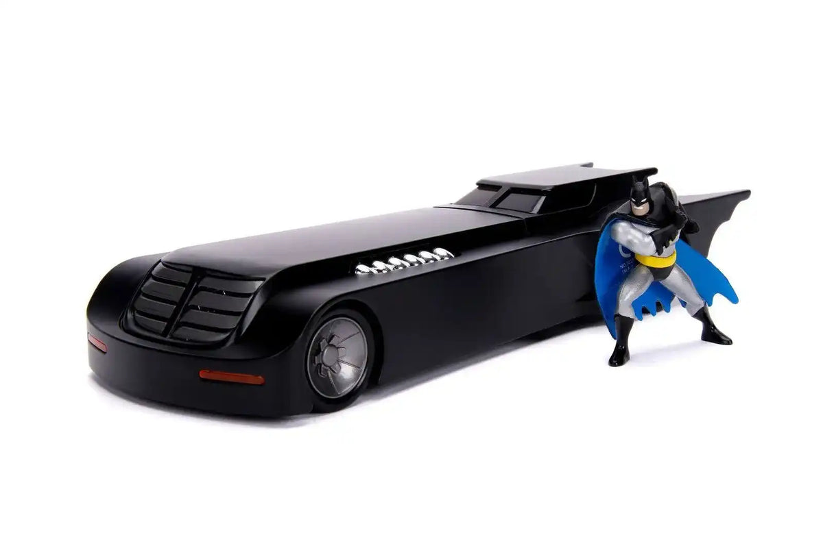Batman Animated Series Metals Diecast Modell 1/24 Batmobile mit Figur - Smalltinytoystore