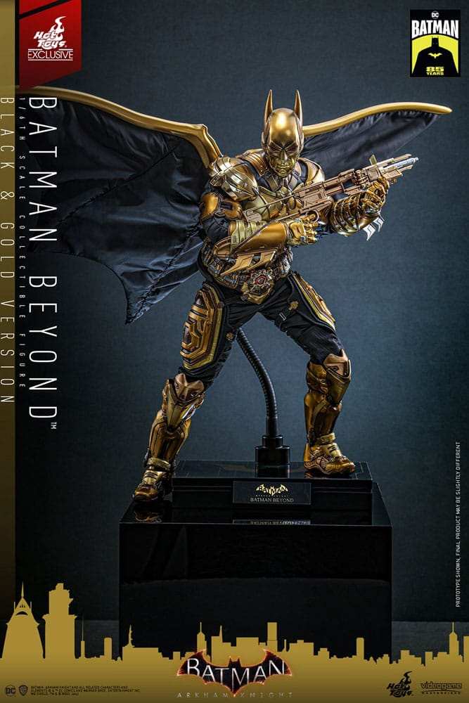 Batman Arkham Knight Videogame Masterpiece 1/6 Batman Beyond (Black & Gold Version) HOT TOYS - Smalltinytoystore
