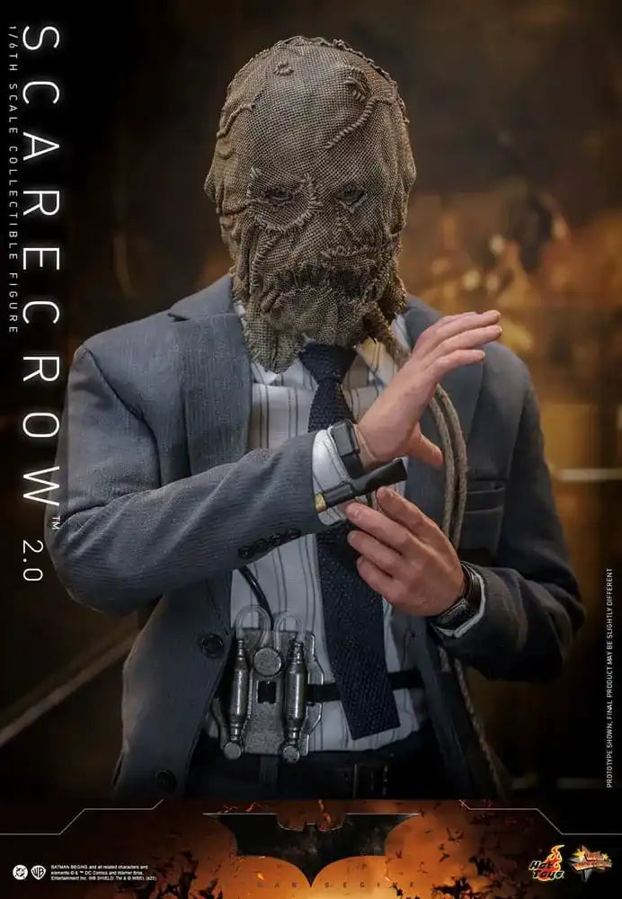 Batman Begins Movie Masterpiece Actionfigur 1/6 Scarecrow 2.0 HOT TOYS - Smalltinytoystore