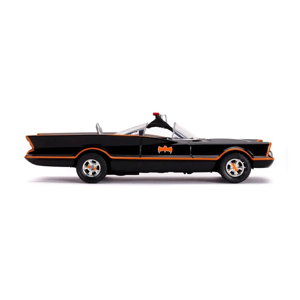 Batman Classic TV Series Diecast Modell 1/32 1966 Classic Batmobil mit Figur - Smalltinytoystore