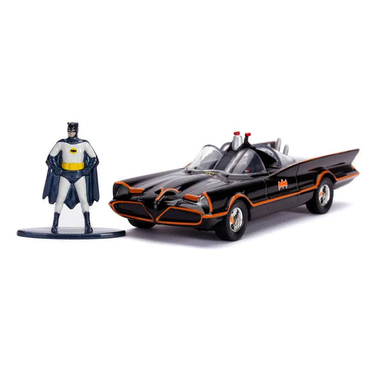 Batman Classic TV Series Diecast Modell 1/32 1966 Classic Batmobil mit Figur - Smalltinytoystore