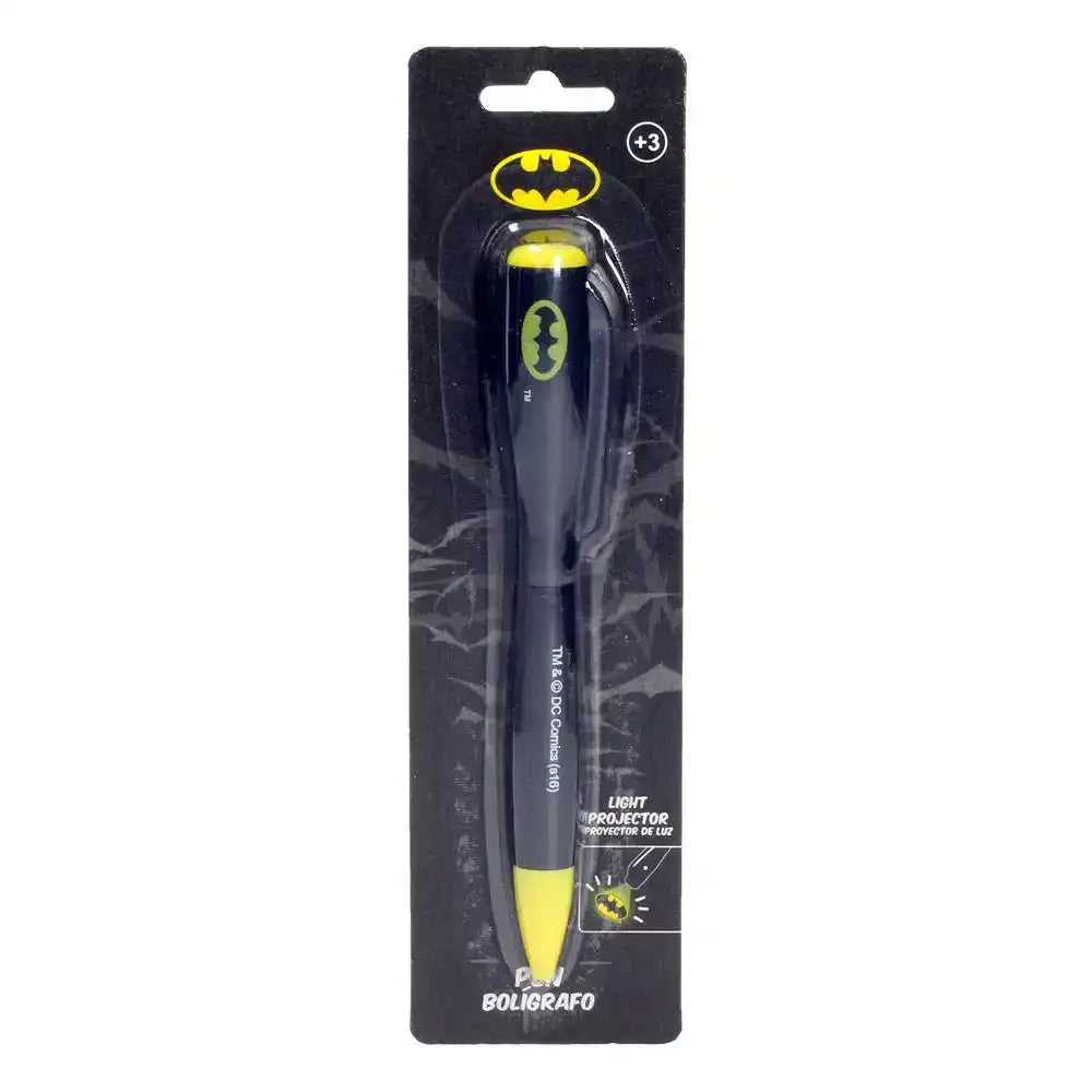 Batman Kugelschreiber mit Leuchtfunktion Logo - Smalltinytoystore