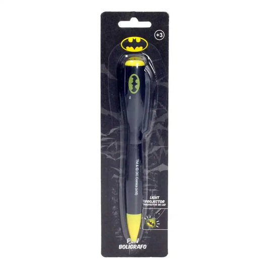 Batman Kugelschreiber mit Leuchtfunktion Logo - Smalltinytoystore