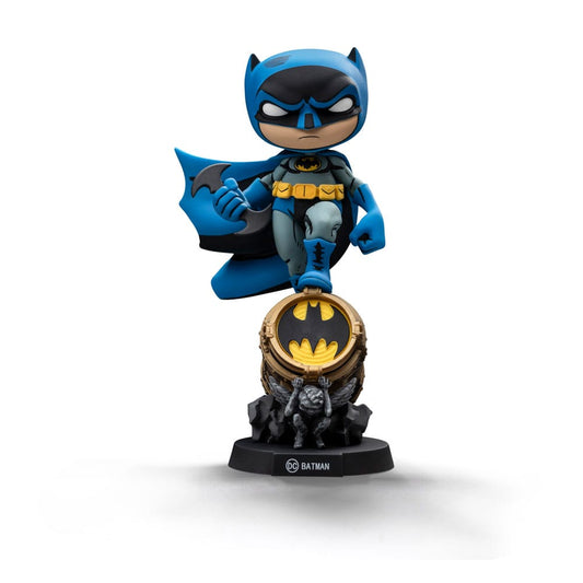 Batman Mini Co. PVC Figur Batman on Bat-Signal (Blue Variant) 19 cm - Smalltinytoystore