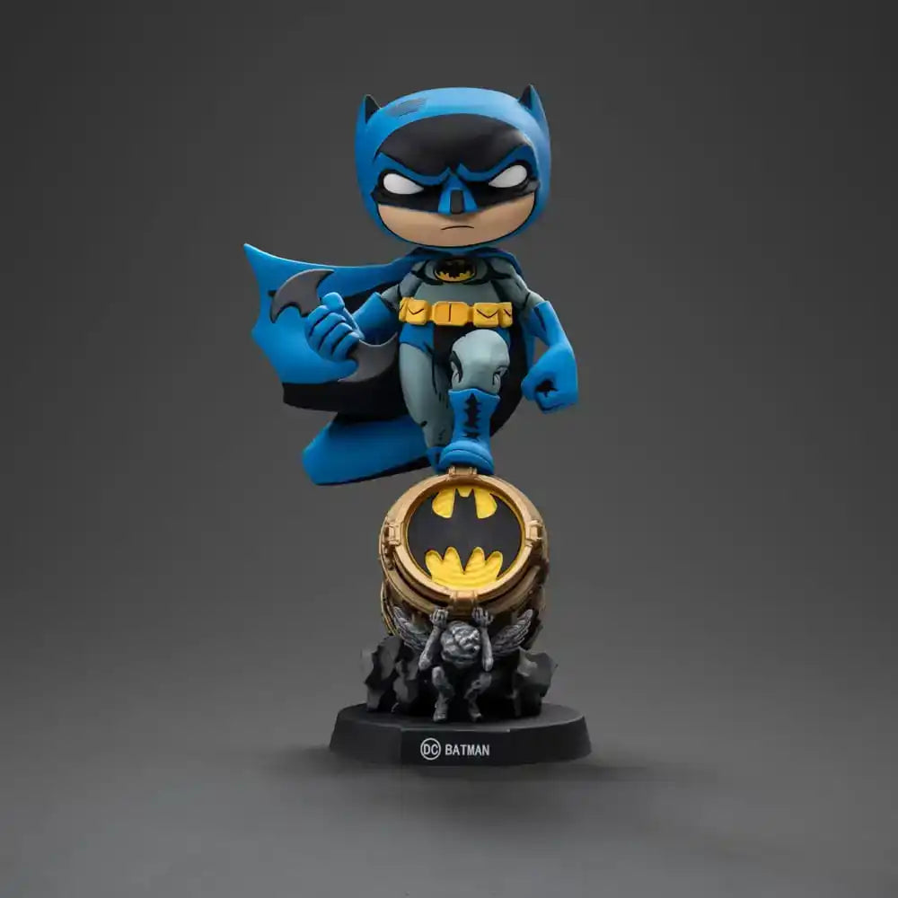 Batman Mini Co. PVC Figur Batman on Bat-Signal (Blue Variant) 19 cm - Smalltinytoystore