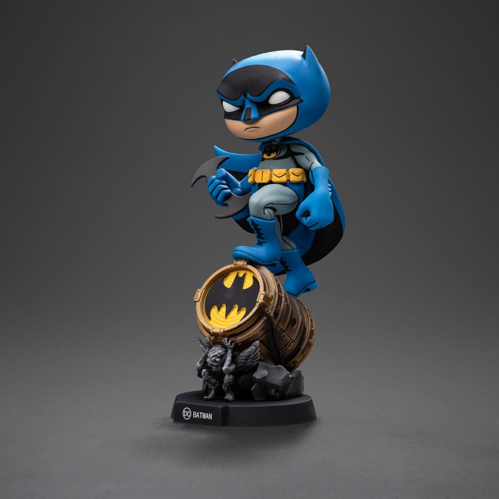 Batman Mini Co. PVC Figur Batman on Bat-Signal (Blue Variant) 19 cm - Smalltinytoystore