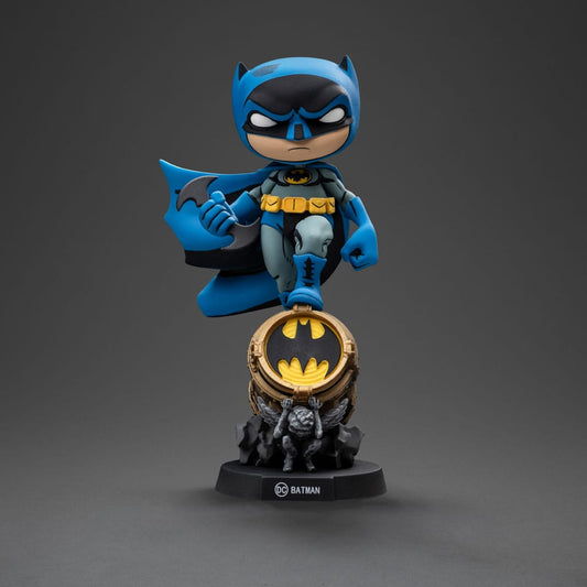 Batman Mini Co. PVC Figur Batman on Bat-Signal (Blue Variant) 19 cm - Smalltinytoystore