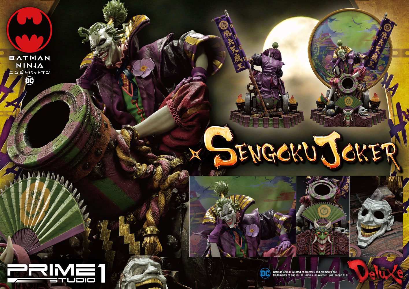 Batman Ninja Statue Sengoku Joker Deluxe Version 71 cm - Smalltinytoystore