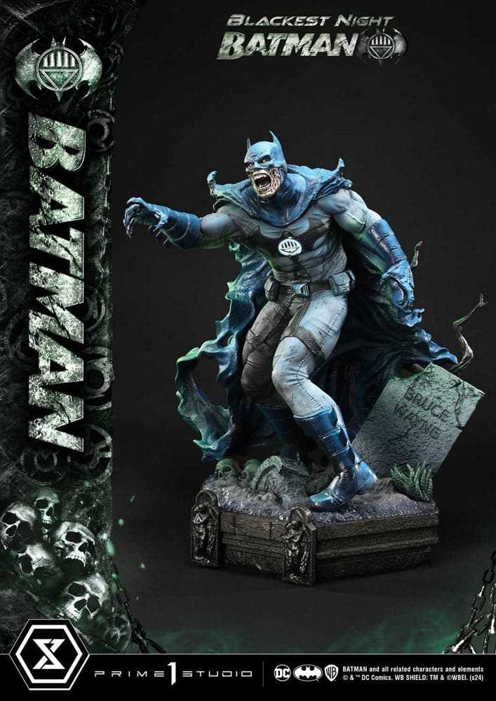 Batman Premium Masterline Series Statue Batman Blackest Night Version 45 cm - Smalltinytoystore